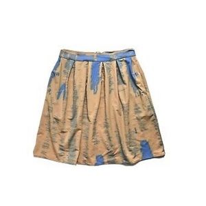 CLEARANCE SALE! Happy Hour S Blue Tan Short Skirt